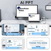 ELFJMZP AI Smart Voice Mouse, 2-Mode Bluetooth and 2.4G Wireless
