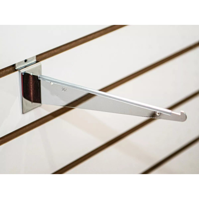 Exhivit Mensula Gancho Panel Ranurado 30 Cm De Largo Paq.