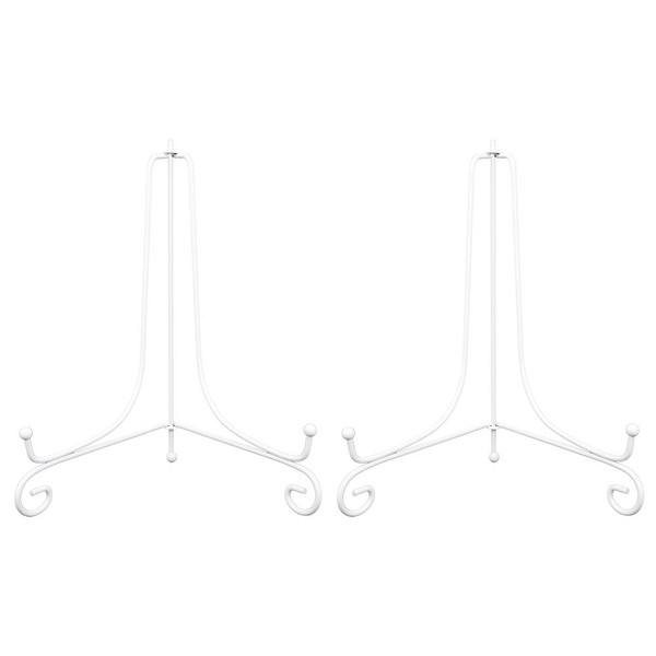 Plate Stand Iron Plate Stand Picture Frame Bookend White Size