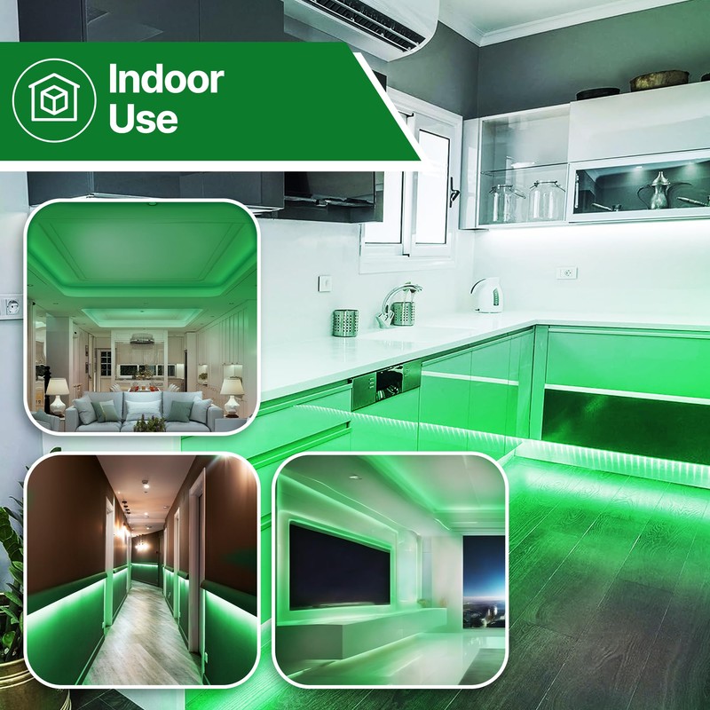 Tupkee LED Rope Light Green - for Indoor and Outdoor