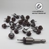 (Pack of 150) Metal Roofing Bolts, 4.8 x 19mm Self