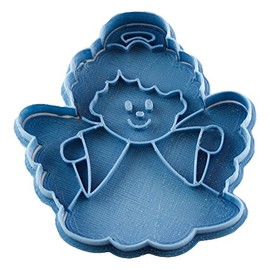 Cuticuter Christmas Angel Monkey Cookie Cutter, Blue, 8Â x 7Â x 1.5Â cm