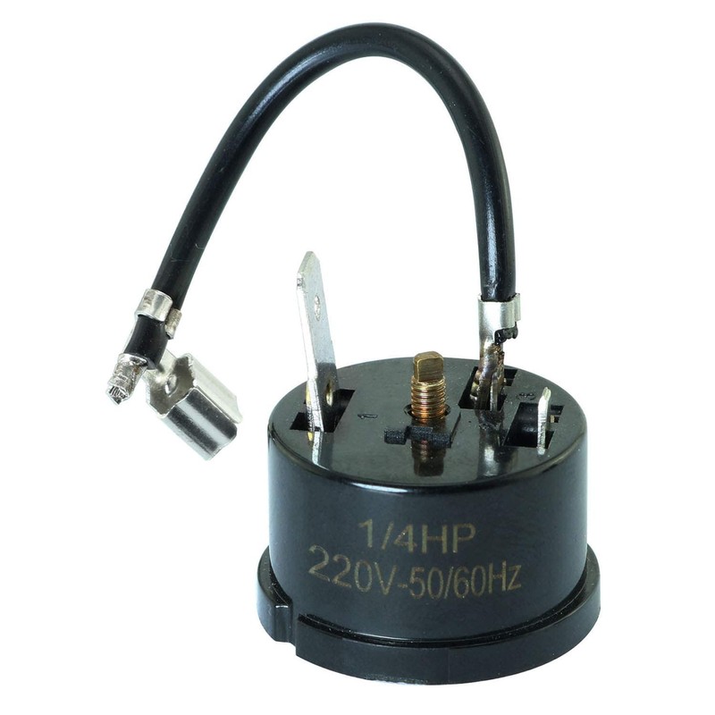 MEETOOT 2pcs 1/4HP-180W Refrigerator Thermal Overload Protector Compressor Replacement Part