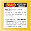 Shan Vegetable Masala Recipe and Seasoning Mix 3.52 oz (100g)