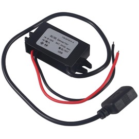 DWEII 2 Pack USB Step Down Converter DC-DC Buck Module 9V- 35V 12V 24V to 5V 3A QC 3.0 Charging Module Waterproof Power Regulator Car