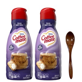 Coffee-mate CoffeeMate Italian Sweet Creme Liquid Coffee Creamer 32 oz 2 pk w/ Wooden Spoon