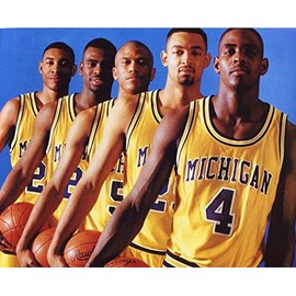 Michigan FAB Five Basketball 8X10 Sports Action Photo (XXXL)