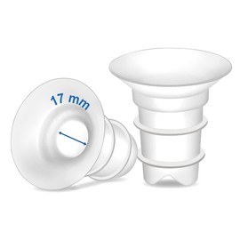 Maymom Flange Inserts 17mm Compatible with Spectra, Medela 24 mm Shields, Momcozy S9 Pro/S12 Pro, Willow Wearable Cup. Compatible with Medela Freestyle, Harmony, to Reduce 24mm Down to 17 mm; 2pc