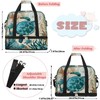 Turtle Foldable Travel Duffel Bag, Expandable Sports Gym Bag with