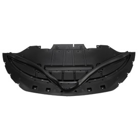 KUAFU Engine Splash Shield Compatible with 2015-2017 Ford Mustang EcoBoost Premium GT V6 Engine/Radiator Cover Replacement for FR3Z17626B FO1228144 PP Black