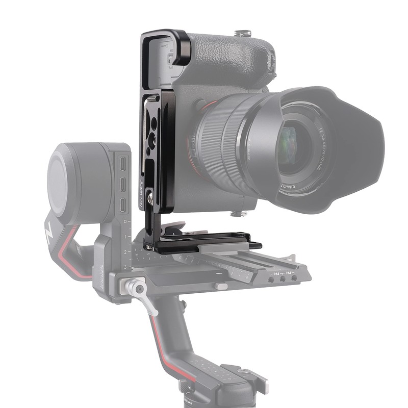 FOTGA Quick Release Plate L-Shaped Bracket L-Bracket Vertical Expandable Plate