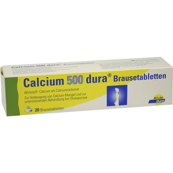 Categories:Pharmacy,The immune system Calcium 500 Dura effervescent tablets, 20