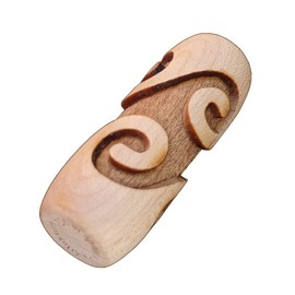 SOCWELL LLC pattern roller for clay, Ancient Greek 25 BC, 2 inch(50mm) x 3/4" diameter size, made in USA of fine maple wood (SD2257)