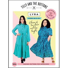 Tilly and the Buttons Lyra Dress Sewing Pattern UK6-34