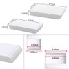 YOOUSOO 2 Pack Under Desk Storage Drawer Organizer, Hidden Slide