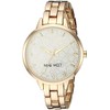 Nine West Women's NW/2226CHGP Gold-Tone Bracelet Watch