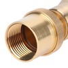 Brass Narrow Fan Jet Water Fountain Nozzle Spray Head Adjustable