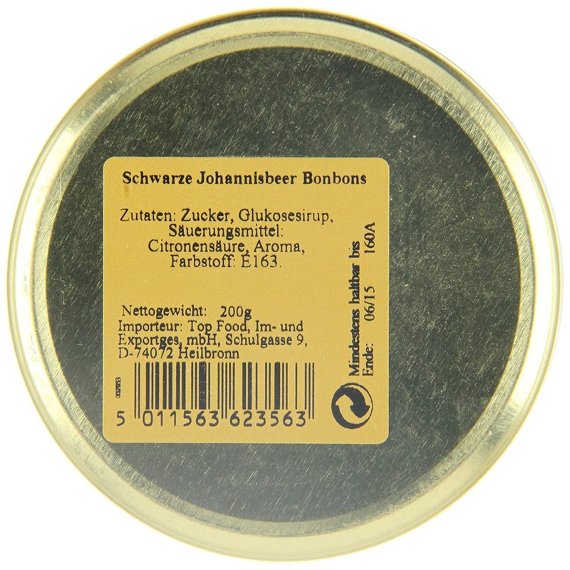 Simpkins Blackcurrant Travel Sweets x 3 tins, 7oz/ 200gms