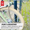 PUKY Lockstar Cable Lock Retro Green Flexible 70 cm Steel