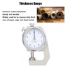 Ongwan Thickness Gauge Thickness Gauge Dial 0-10mm Thickness Gauge for