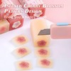 6PCS Cute Sakura Rubber Erasers, Soft Pencil Erasers, Novelty Stationery