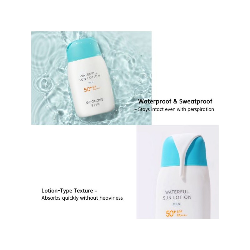 GOONGBE Waterful Sun Lotion Mild SPF50+ PA++++ 80g