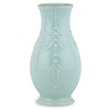 Lenox French Perle Ice Blue 8" Fluted Vase - 869509
