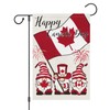 Louise Maelys Happy Canada Day Garden Flags Patriotic Gnome Flag