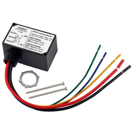 AC/DC 24V SPST 20Amp 250Vac/30Vdc Latching Relay Module, Plastic Enclosure Wired, OONO F-1060