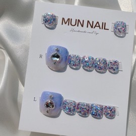 MunNail Aurora Pedi Tip - No. 9 / MunNail 오로라 패디팁 - 9호