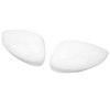 1pair Rearview Mirror Cap 1594546 White Wing Mirror Cover Cap