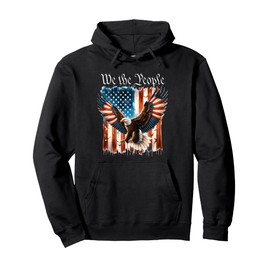 American Flag Patriotic Founding Fathers We The People USA Pullover Hoodie