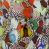 Glass Of Venice Murano Drinking Glass - Silver Foil Millefiori