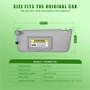 UMISHI Gray Left Driver Side Sun Visor With Vanity Light
