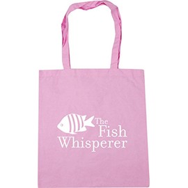 Hippowarehouse The Fish Whisperer Tote Shopping Gym Beach Bag 42cm x38cm, 10 litres