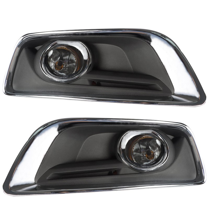 Silscvtt 2Pcs Fog Lights Assembly Replacement for 2013-2015 Chevy Malibu