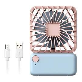 BOEHNER Mini Handheld Fan, 3 Speeds Portable Desk Fan with Pocket Size, USB Rechargeable Cooling Fan for Office, Home, Outdoor, Travel