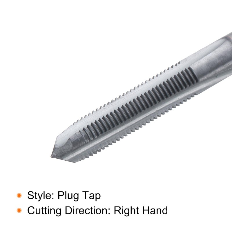sourcing map M6x0.75 Metric Thread Tap 6542 Cobalt High-Speed Steel