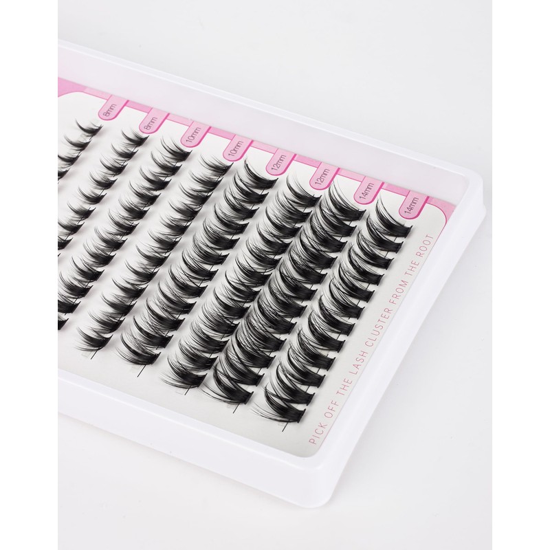 Eyelash Cluster, Manga Eyelash Cluster, Spiky Cluster Eyelash Extensions, 80