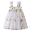 Nileafes Baby Girl Casual Tutu Dress Strap Tulle Flower Butterflies