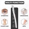 Precision Facial Razors, Touch-up Dermaplaning Tool, Eyebrow Razor, Peach Fuzz