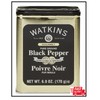 Watkins Gourmet Spice Tin, Pure Ground Black Pepper, 6 oz.