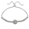Hoops & Loops - Pulsera Ajustable de Plata de Ley