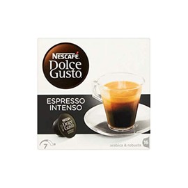 Coffee Capsule | Nescafé | Dolce Gusto Espresso Intenso Pack of 16 | Total Weight 128 g