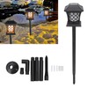 Solar Flame LED Lights Simulation Flickering Flame Grid Shape for