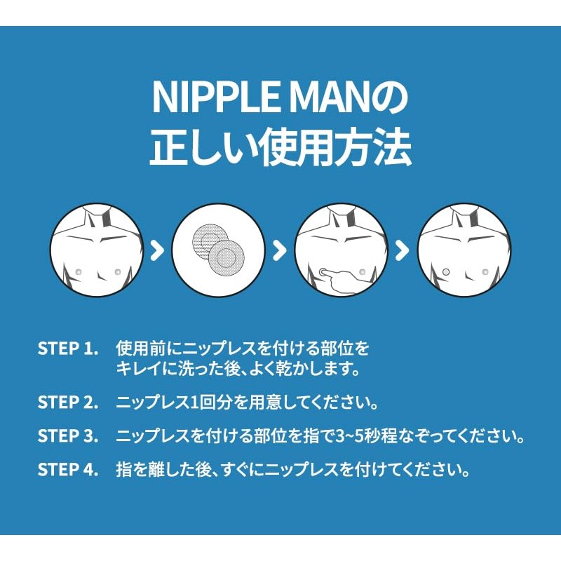 Nippleman Nippleman, 90 Times, Disposable Roll Type, Bust Top Seal,