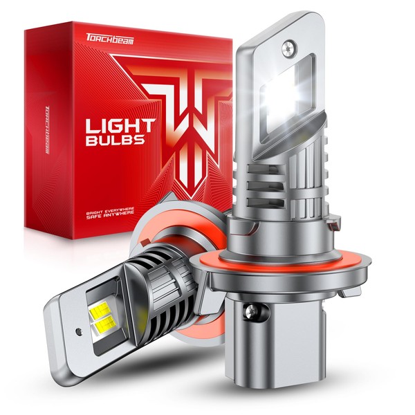 Torchbeam H13 9008 Light Bulbs, Direct H13 Replacement 30,000LM Fog
