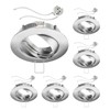 ledscom.de Circ Ceiling Mounting Frame Aluminium Mounting Frame Matt Chrome