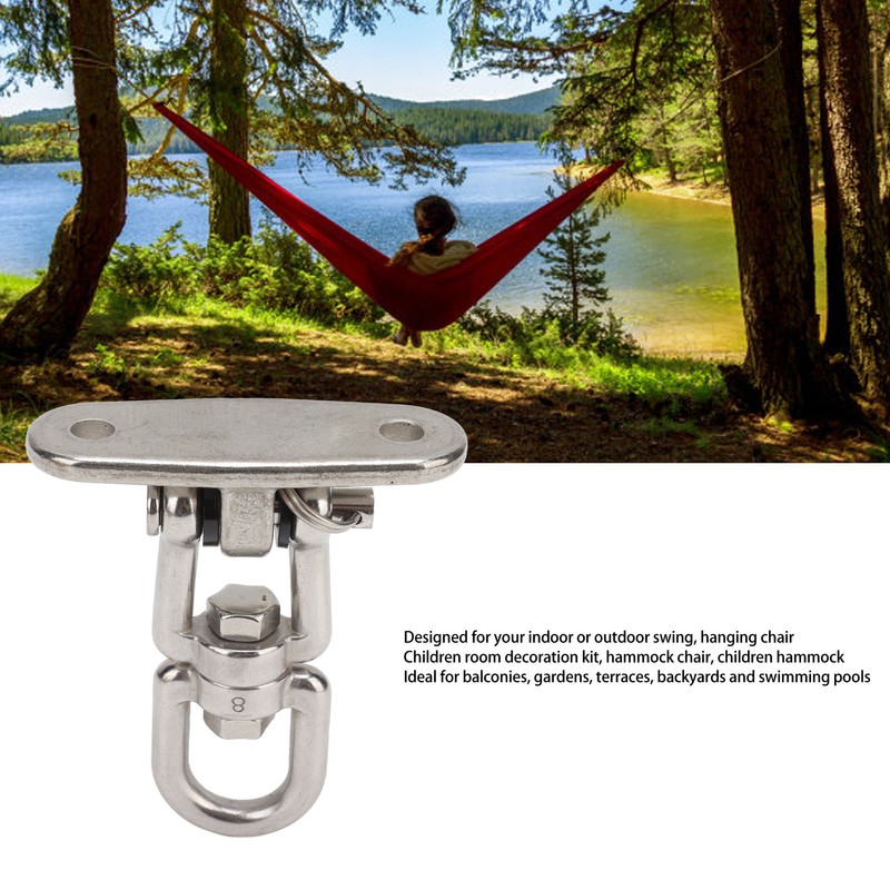 Hammock Hanging Kit Hardware 360 Degree Rotate Swing Hanger Hook