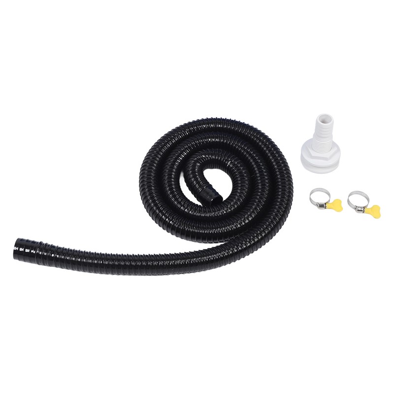 Bilge Pump Installation Kit Black 1‑1/8in Leak Proof Easy Installation
